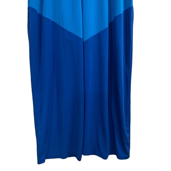 Vince Camuto Halter Color block Chevron Maxi Dress - Picture 7 of 10